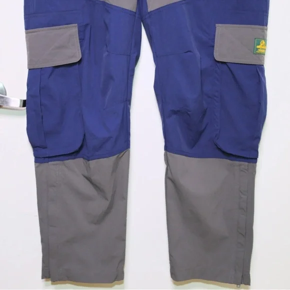 AIME LEON DORE - Blue/Gray Nylon Casual Cargo Pants - Men's XXL, 2XL NEW NWT 🔥